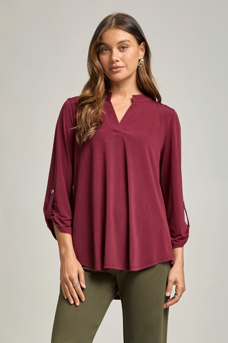 Doorbuster Dear Scarlett Lizzy 3/4 sleeve top
