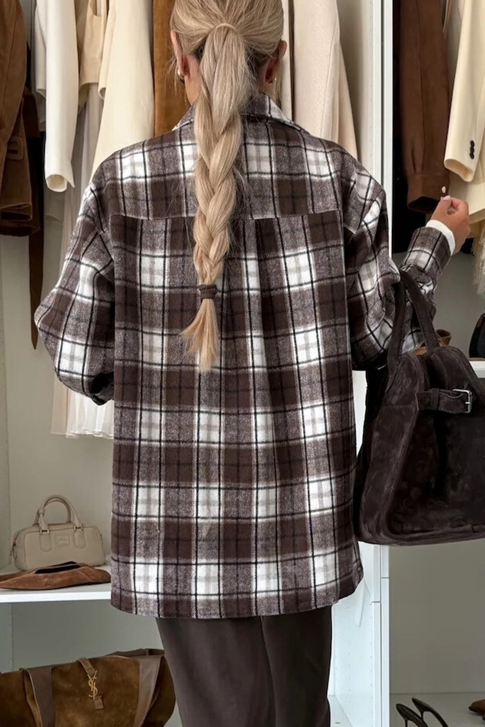 Chocolate Fall Shacket