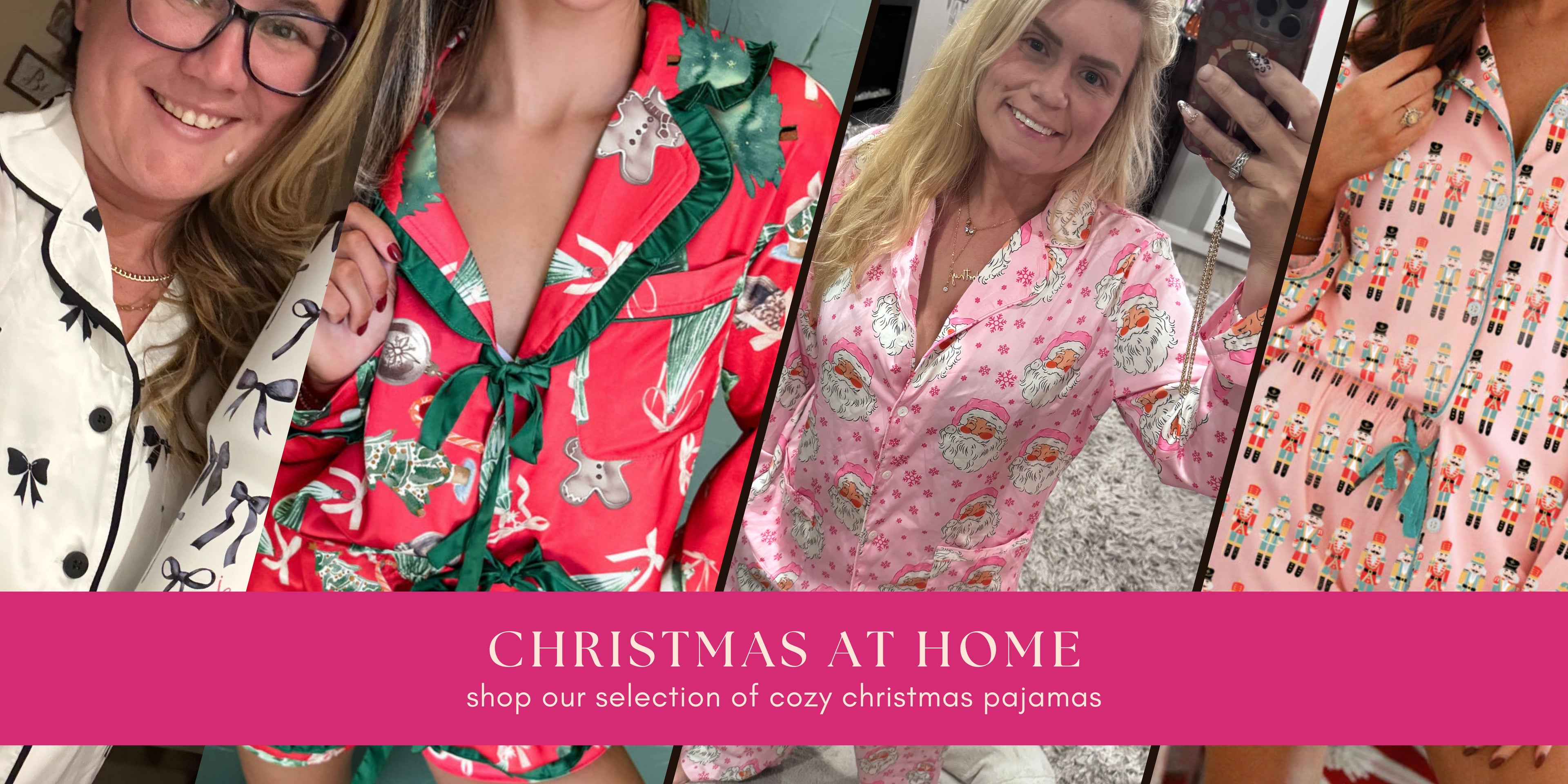 Christmas pajama front page banner