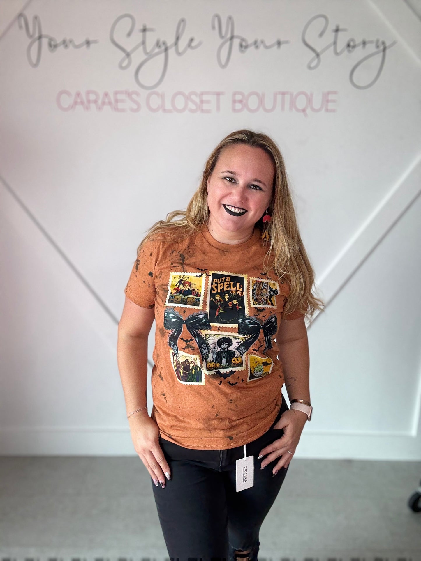 Distressed Hocus Pocus Halloween Tee