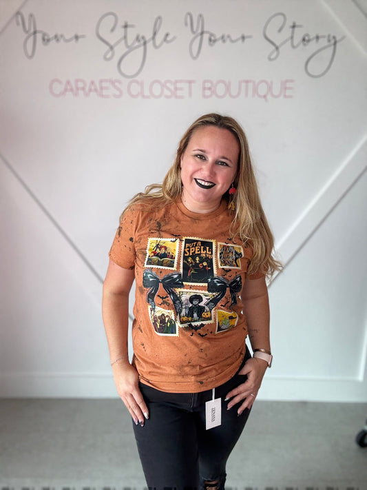 Distressed Hocus Pocus Halloween Tee
