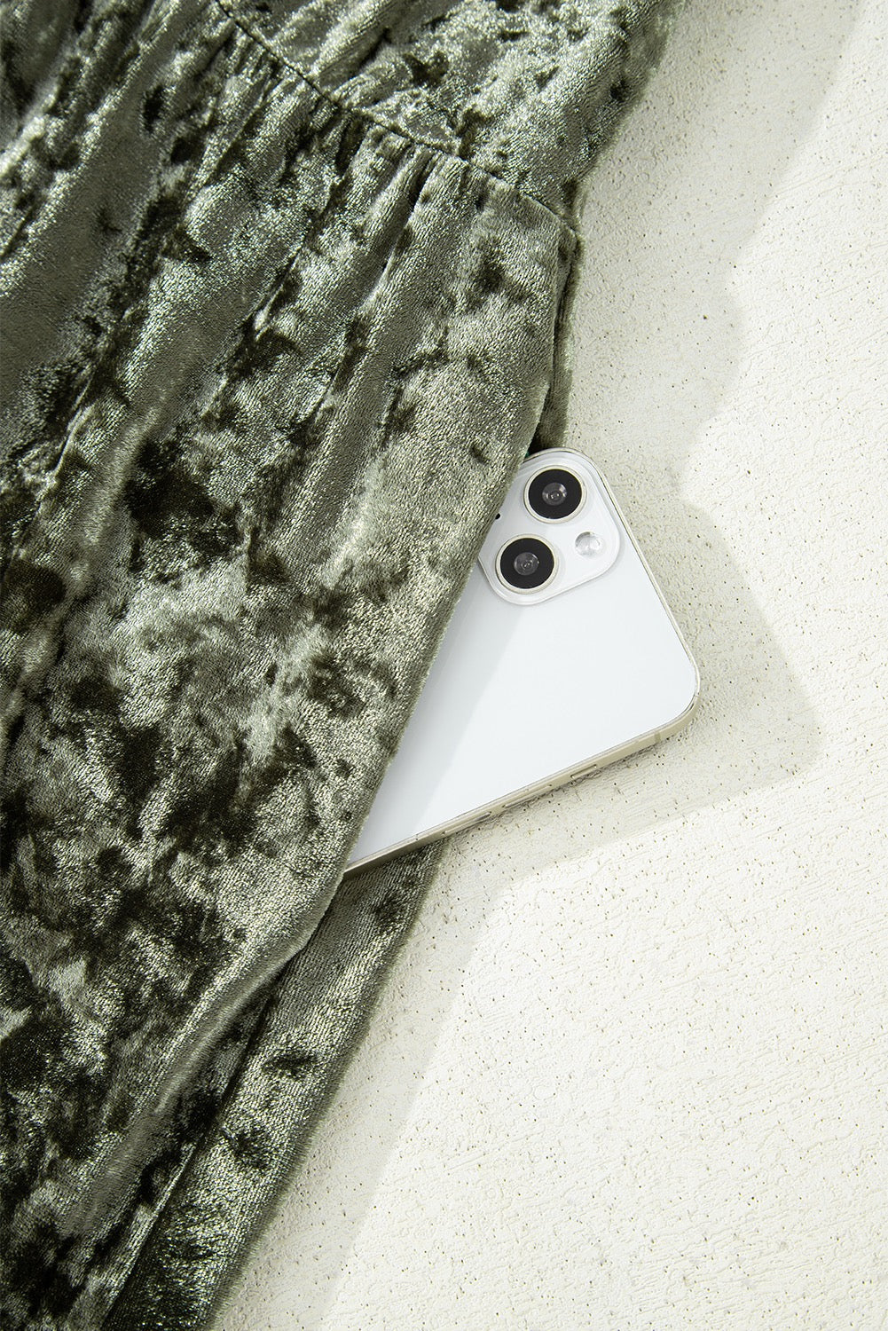 Lux Velvet Curvy Green Dress