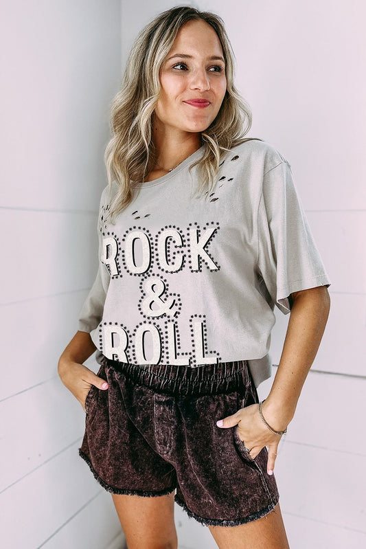 Rock & Roll Oversized Tee