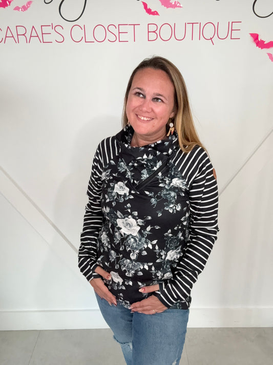 Michelle Mae Floral Sweater
