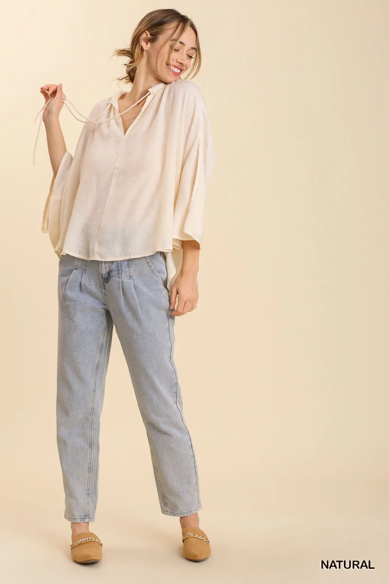 Natural Cape Top