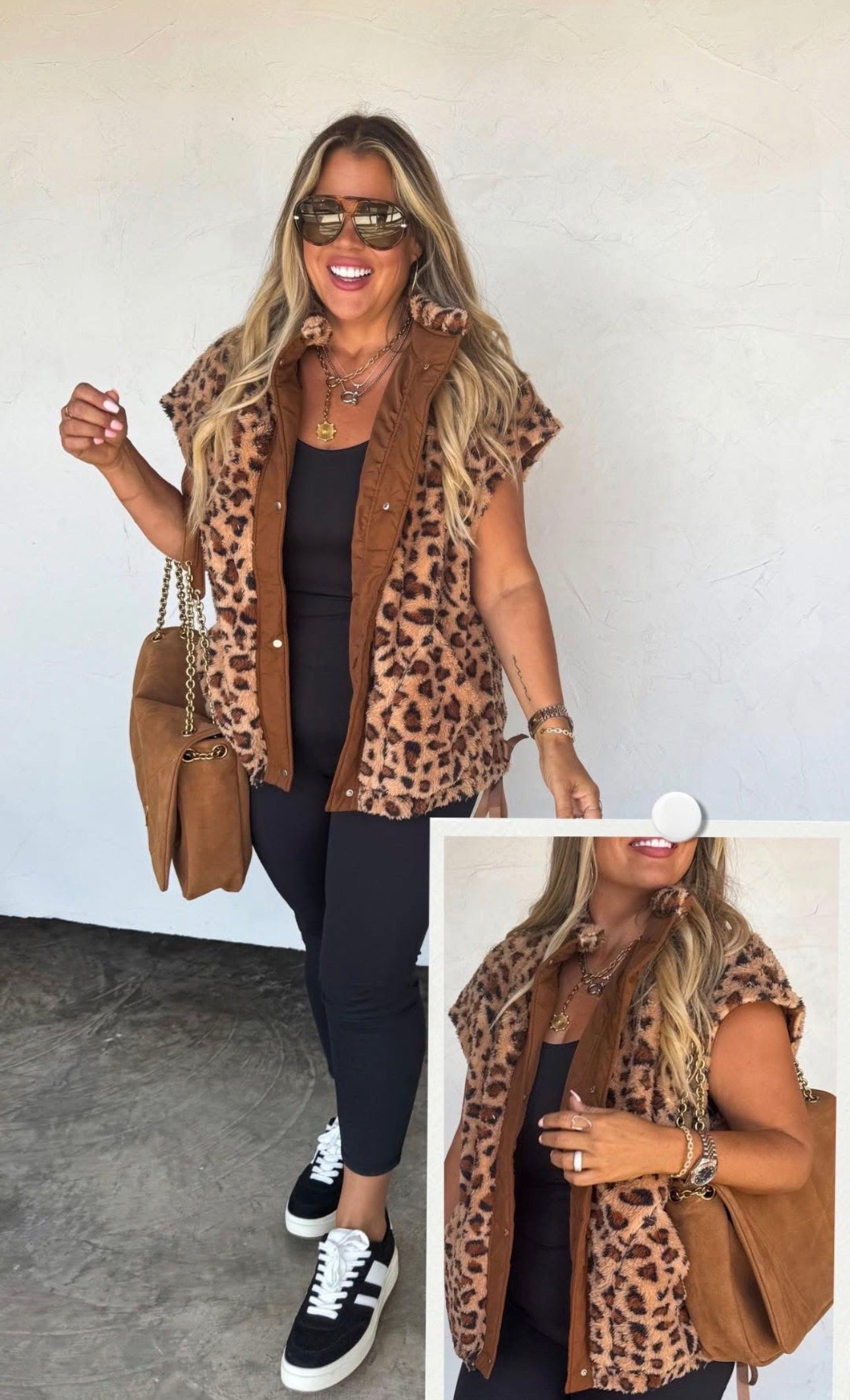 Sale Blakeley Leopard Vest