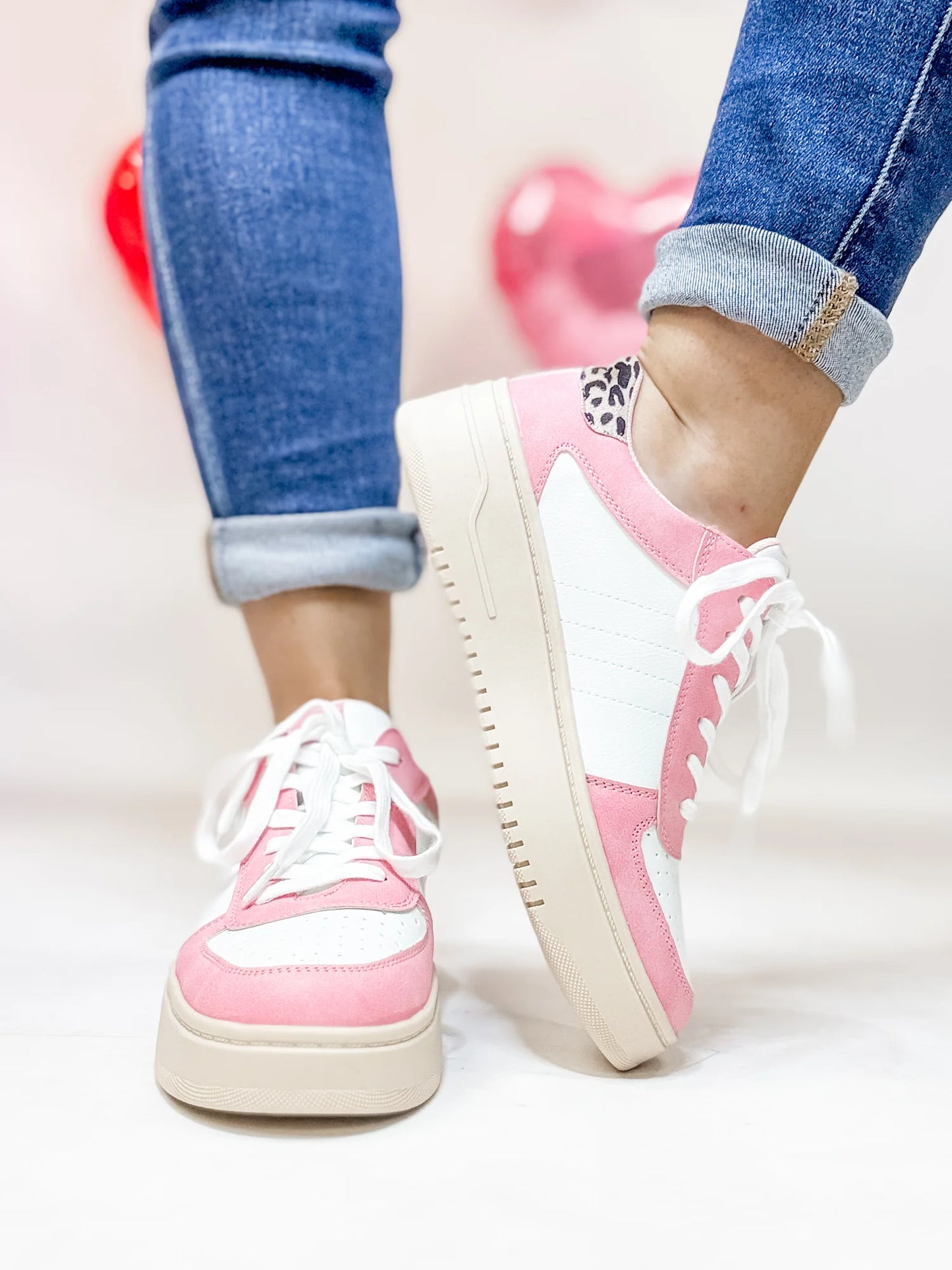 Corky's Pink Pregame Sneakers
