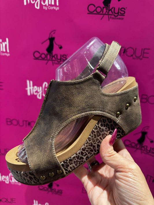 NEW Carley Leopard Please Corky’s