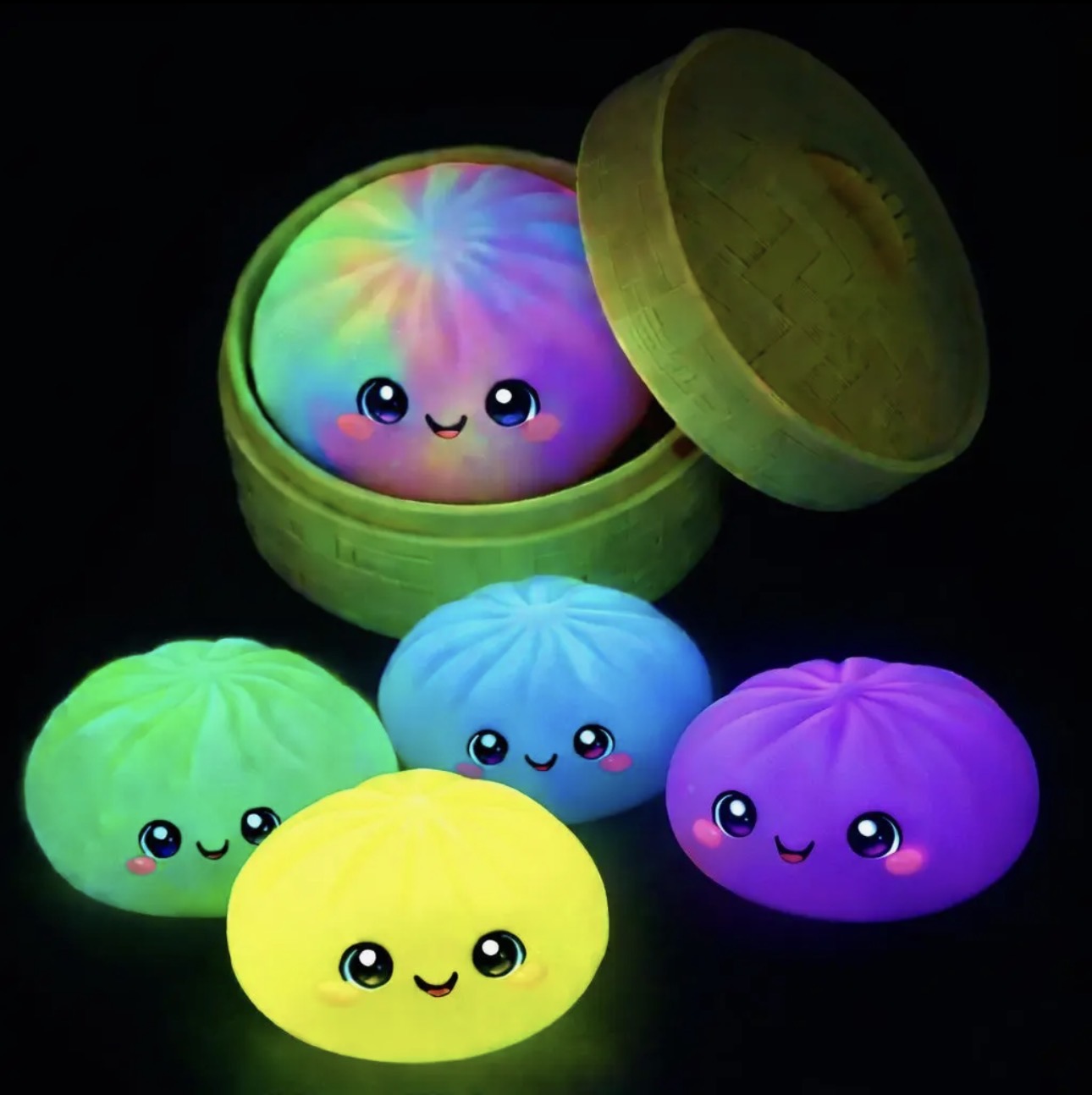 Glow in The Dark Dumpling Squishy