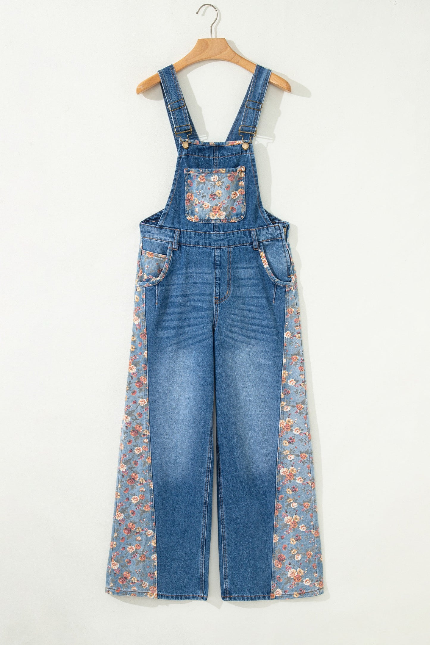 Blush & Blossom Denim Overalls