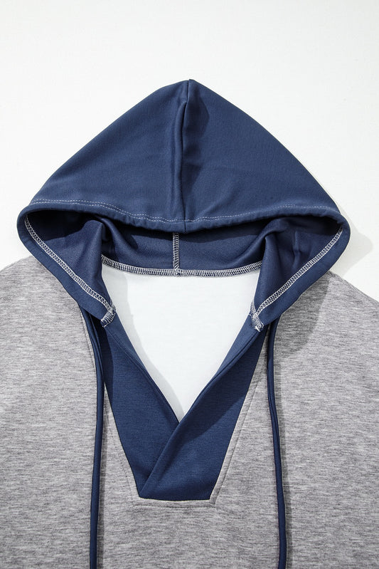 Navy N Grey Hoodie