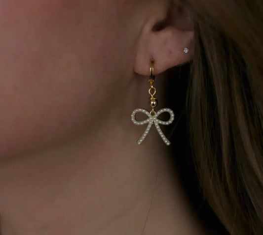 Baby Girl Bow Earrings