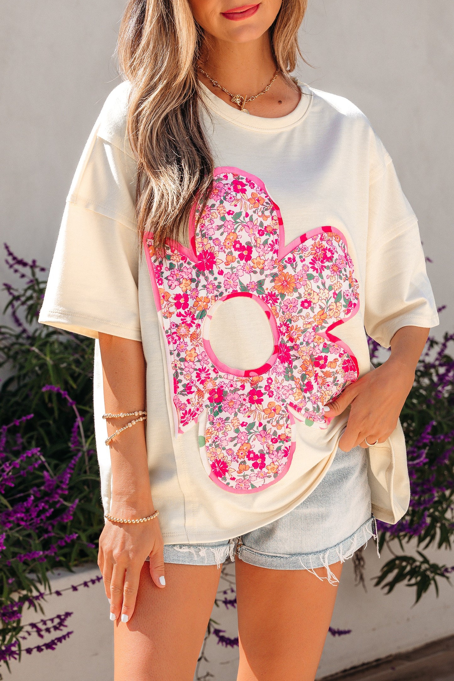 Floral Embrodery Top