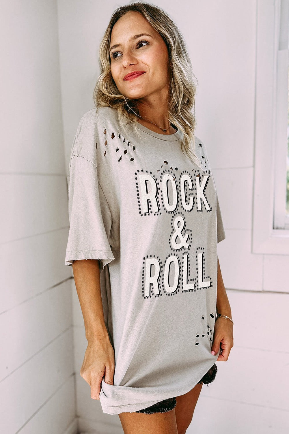 Rock & Roll Oversized Tee