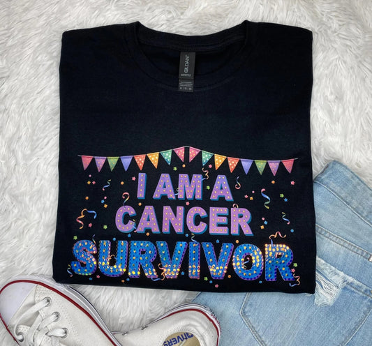I am a CANCER Survivor Tee Spangle
