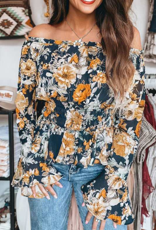 Floral Stevie Top