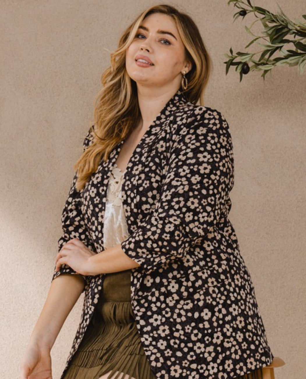 Floral Blazer