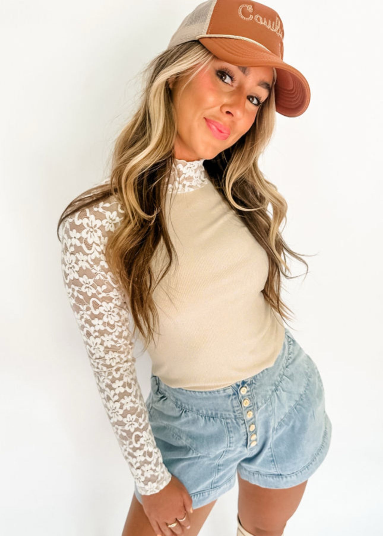Sheer Sleeve Top
