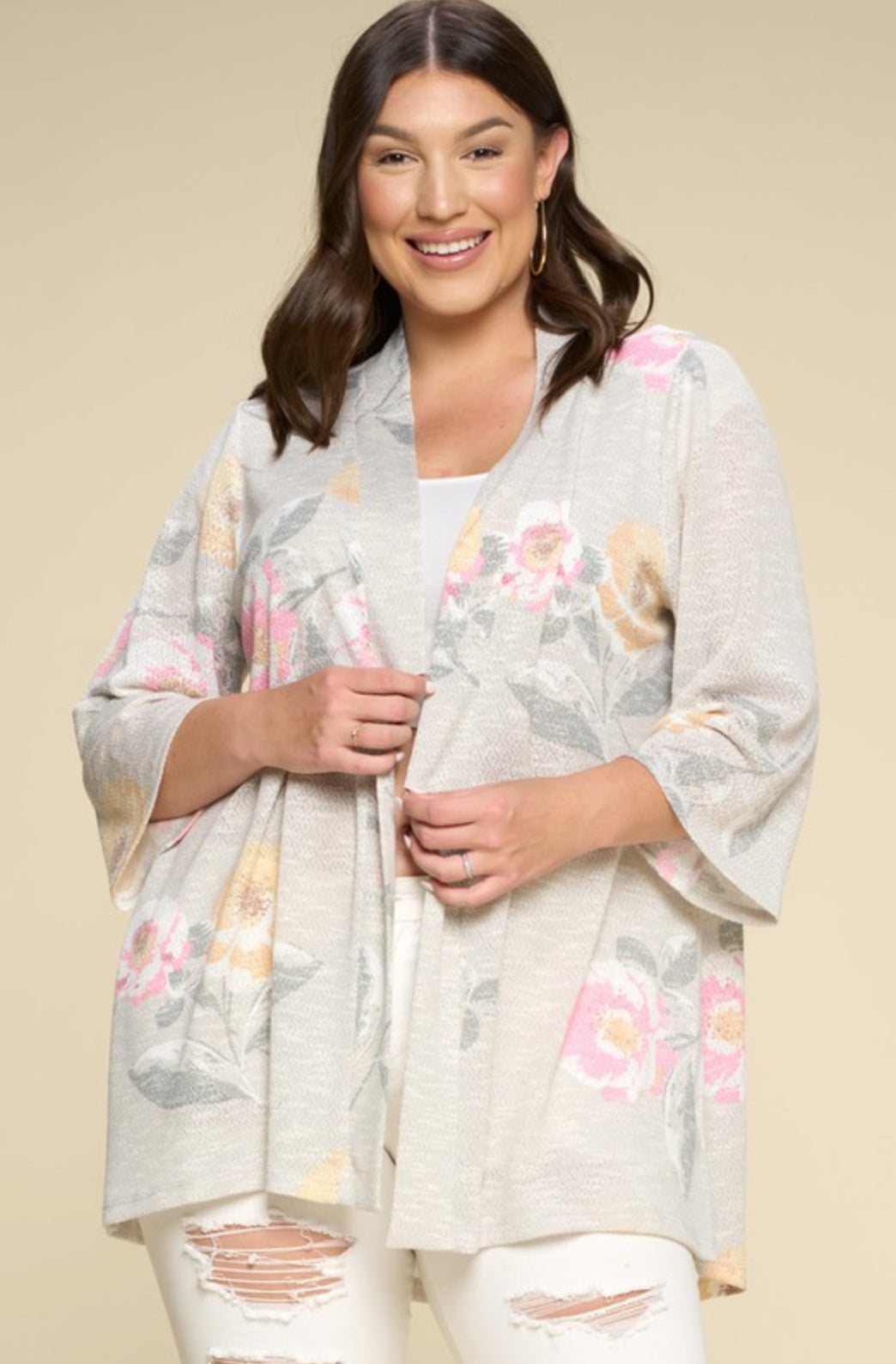 Lightweight Floral Oddi Kimono