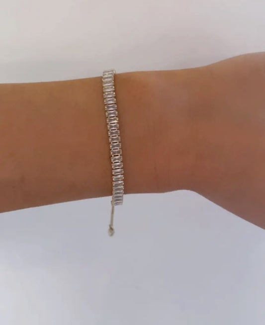 Mila&Stevie Crystal Gold Plated Bracelet