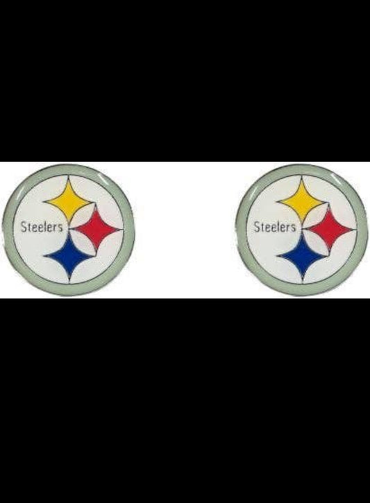 NFL Pittsburgh Steelers Logo Post Earrings
