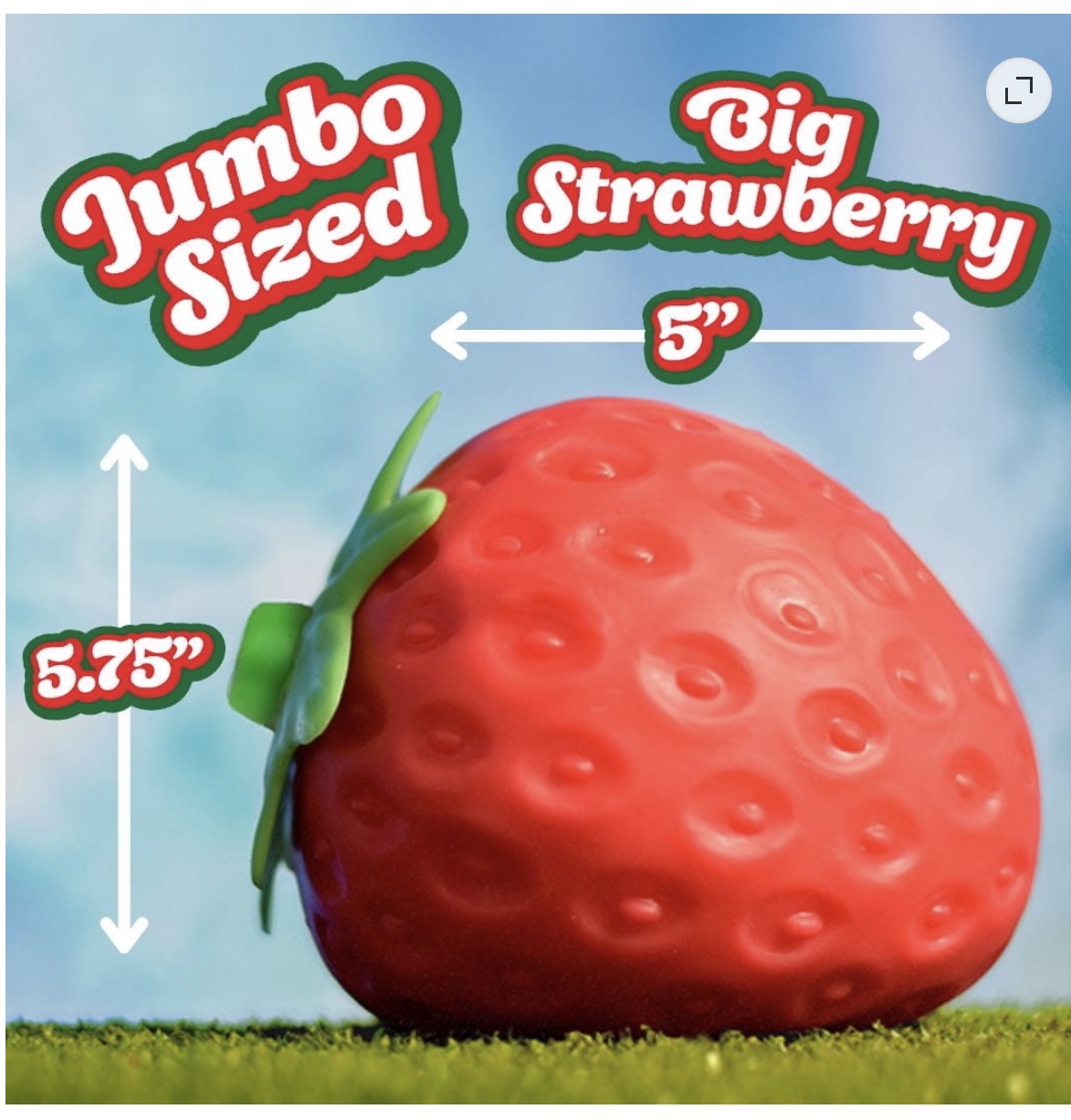 Jumbo INSTOCK STRAWBERRY Squishy