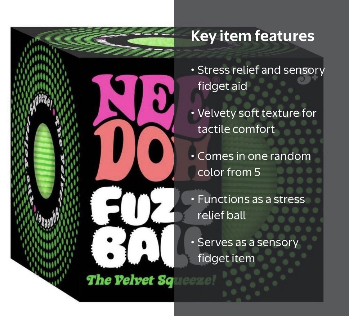 NEE DOH FUZZ BALL SQUISHY