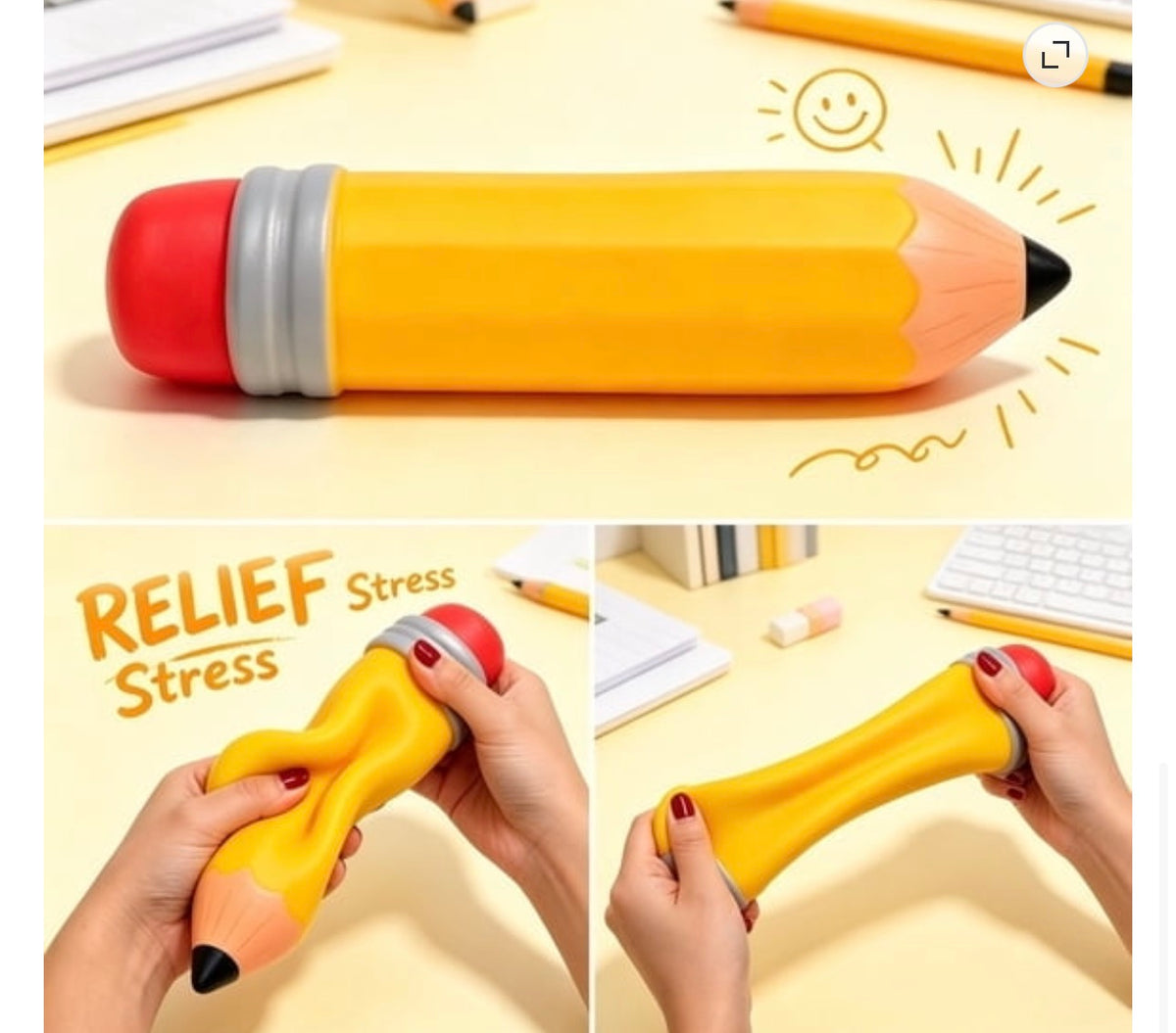JUMBO SQUISHY PENCIL INSTOCK