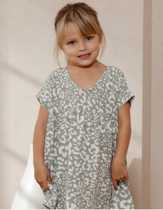 Girls Leopard Dress