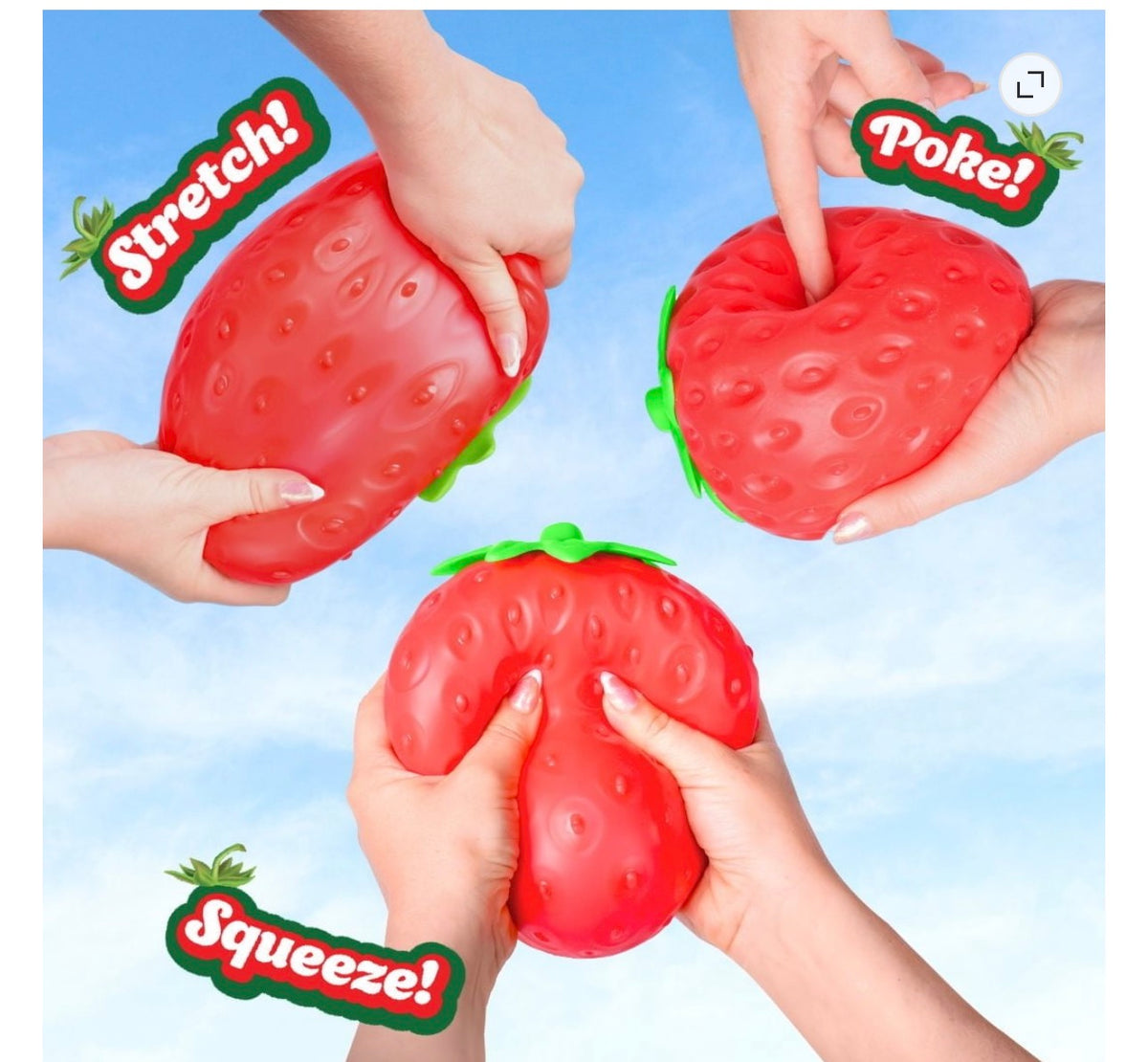Jumbo INSTOCK STRAWBERRY Squishy