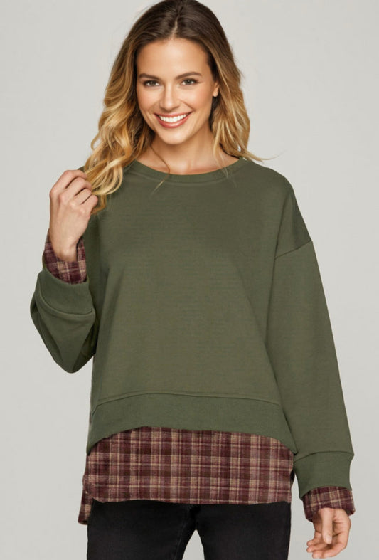 Fall N Flannel Top