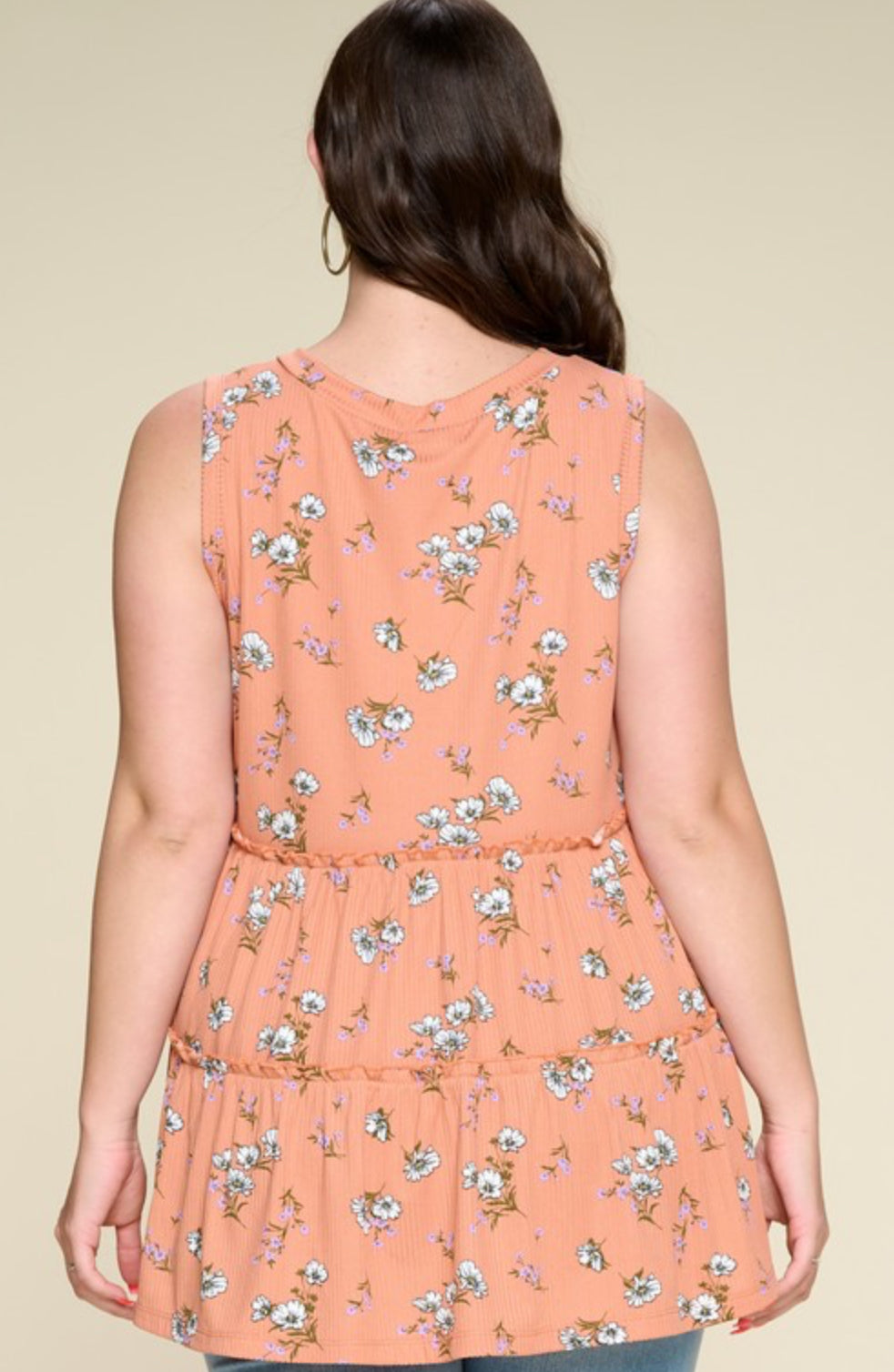 Oddi Floral Sleeveless Top