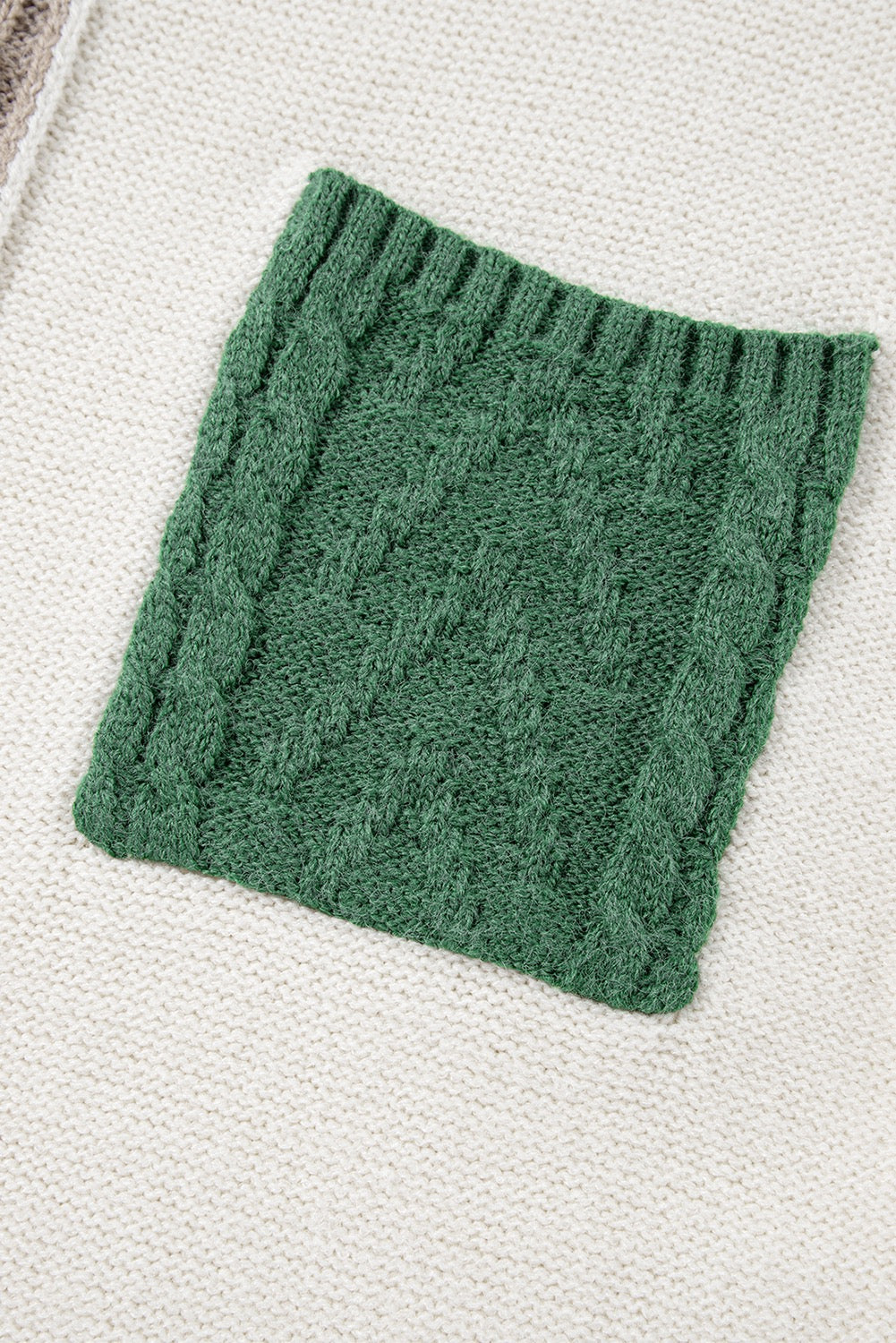 Vineyard Green Color Block Sweater