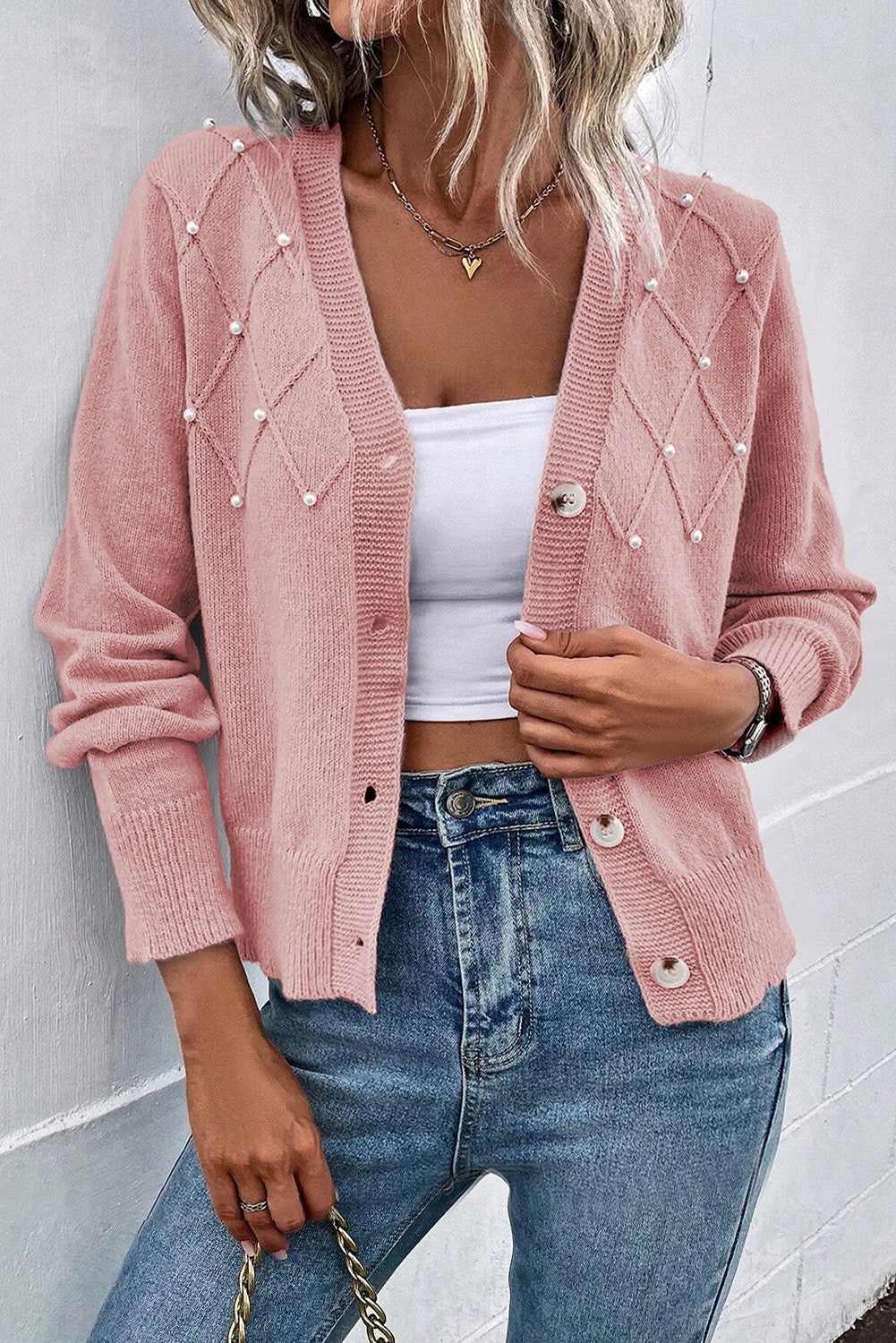 Pearl Button Cardigan