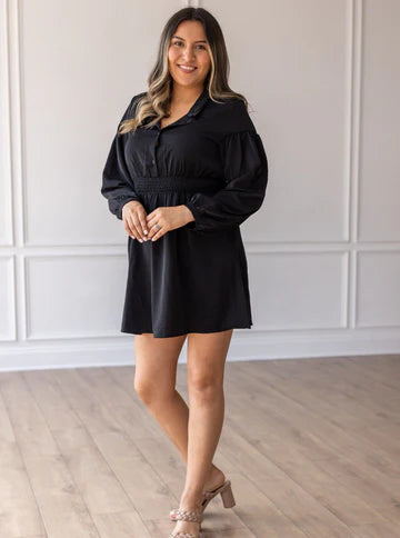 Black Button Down dress