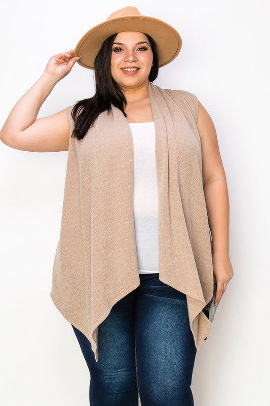 Plus Size Sweater Vest