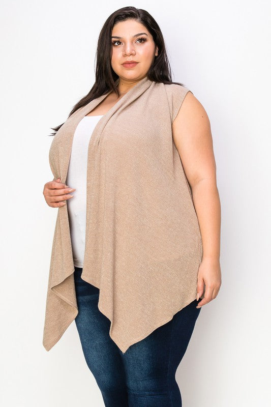 Plus Size Sweater Vest