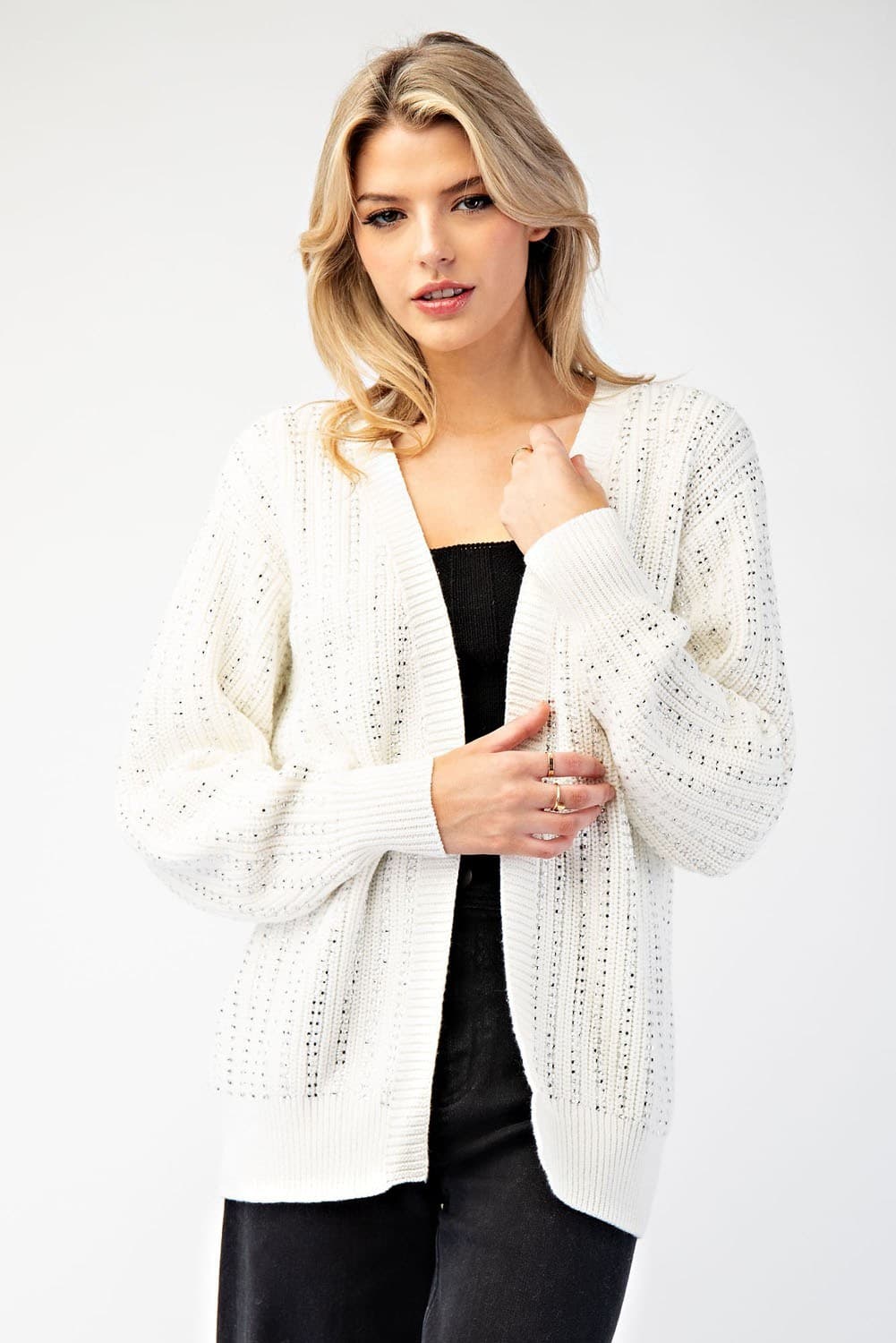 ee:some Rhinestone Cardi