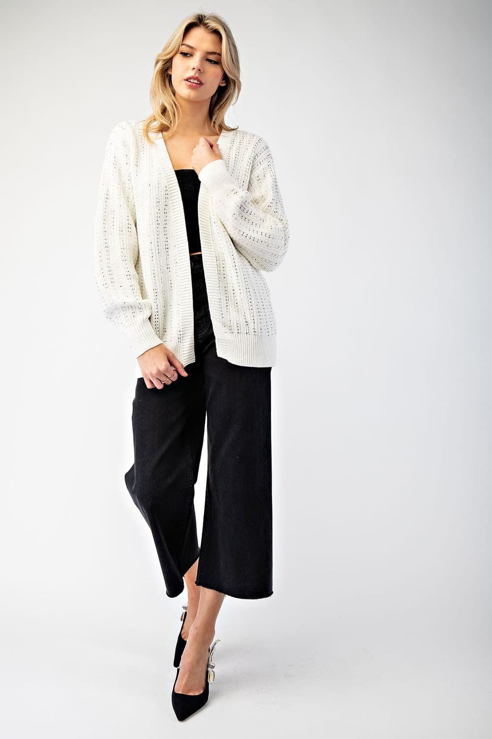 ee:some Rhinestone Cardi