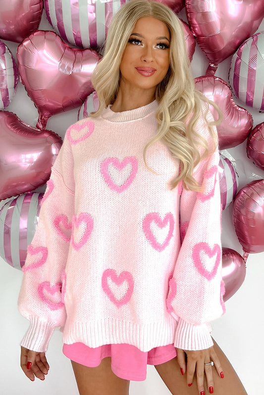 3D Heart Sweater