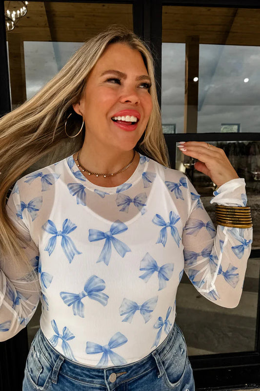Blakeley Sheer Bow Top