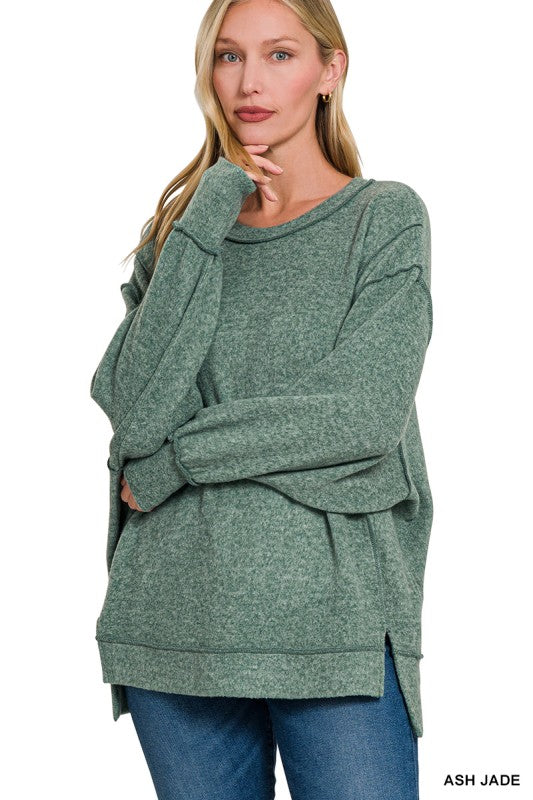 Zenana Fall Melange Sweater