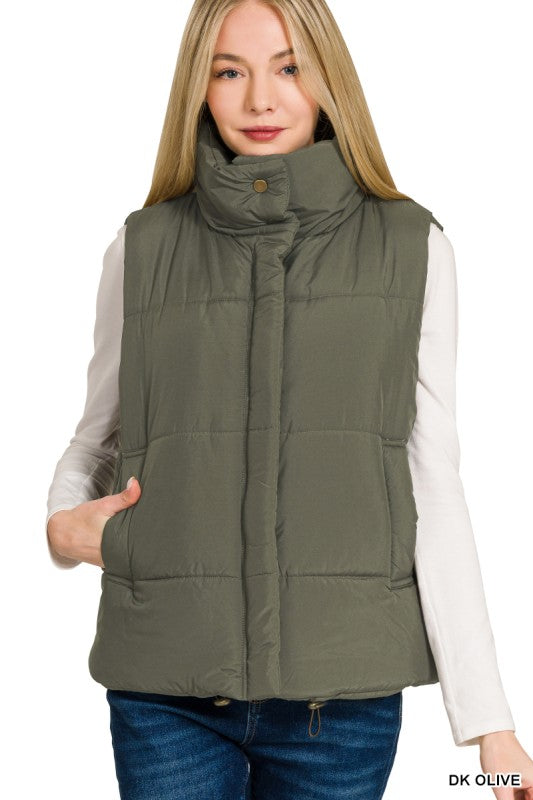 Zenana Fall Puffer Vest