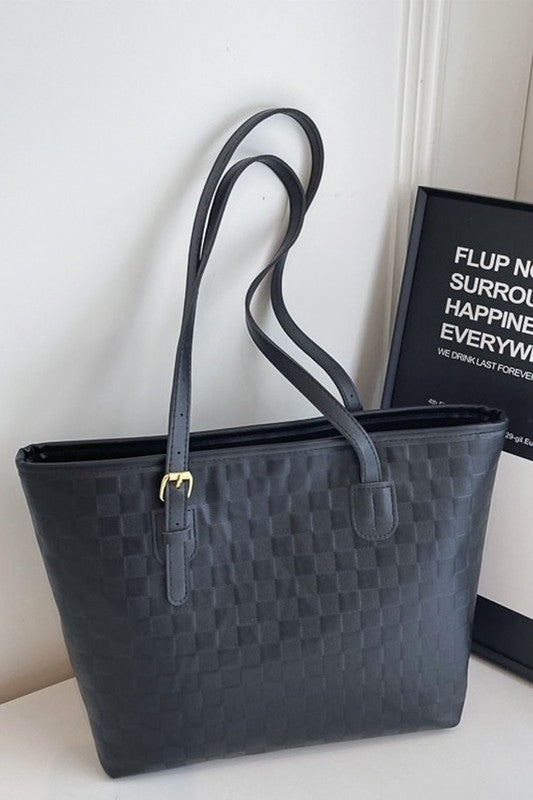 Vegan Leather City Tote