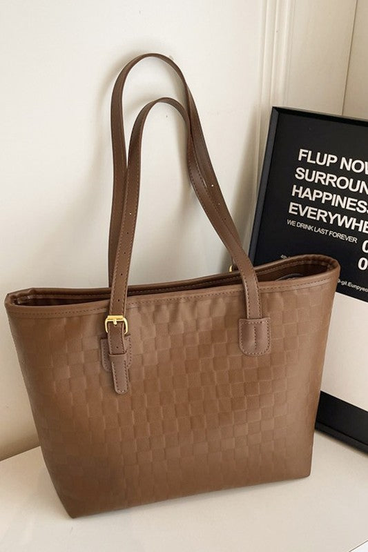 Vegan Leather City Tote