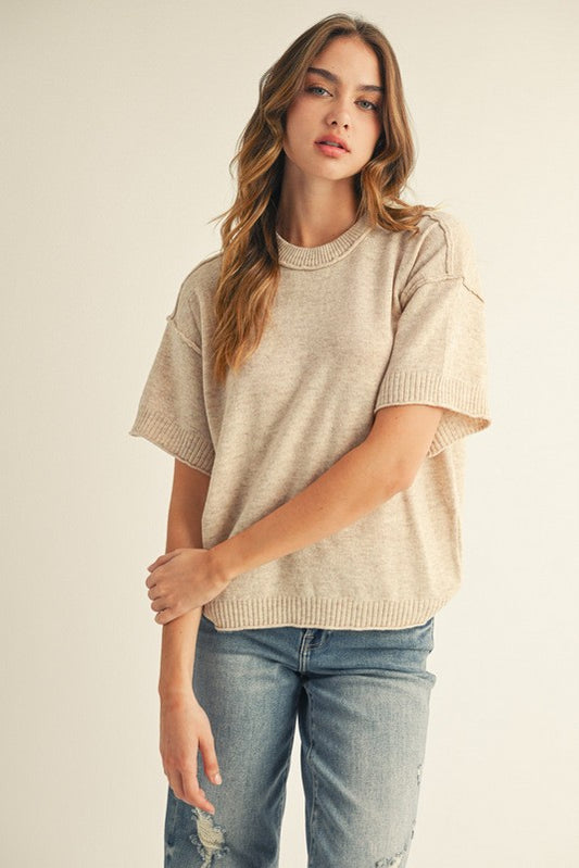 Jodifl Raw Edge Fall Top