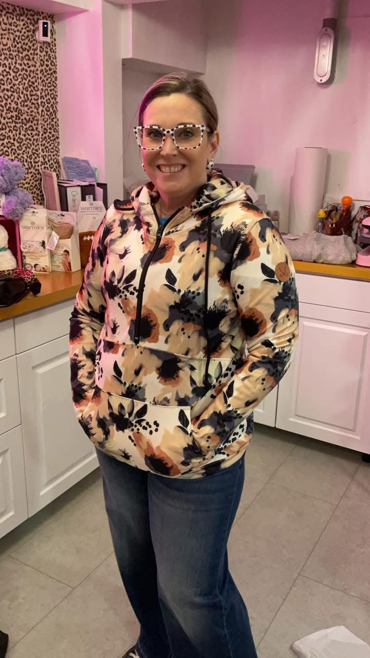 Michelle Mae Fall Floral Jacket