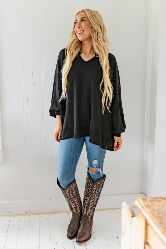 Andrée Oversized Fall Layering Top