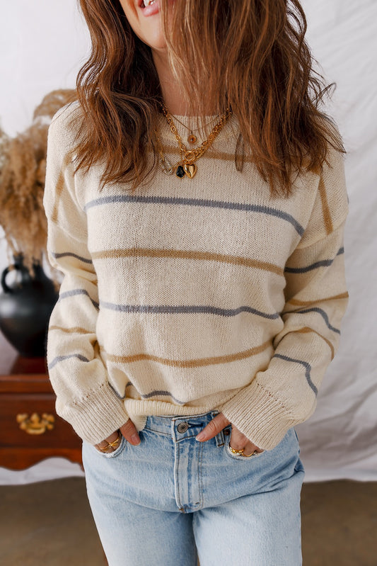 Lightweight Neutral Sweater