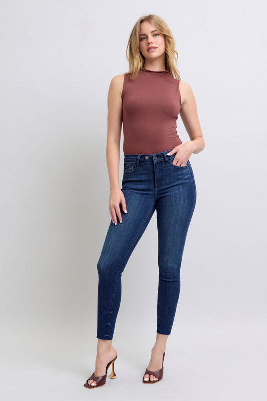 Raw Edge Skinny Judy Blue Jean
